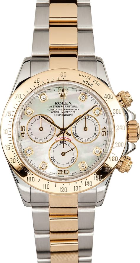 Rolex daytona mother of pearl diamond